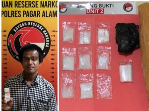 Pria di Pagar Alam Diringkus dalam Kamar Hotel Saat Hendak Edarkan Narkoba
