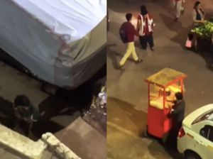 Viral! Pedagang Popcorn Terekam Buang Air Kecil, Langsung Lanjut Jualan