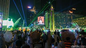 Car Free Night Meriahkan Takbiran di Bundaran HI