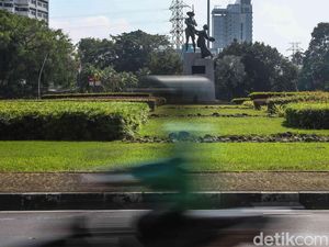 Netizen Soroti Jalanan Jakarta Sepi Hari Ini