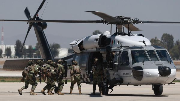 Jelang Piala Dunia 2026, Militer Meksiko Gelar Latihan