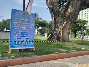 Persiapan Salat Id Besok, Lapangan Merdeka Medan Ditutup Sementara