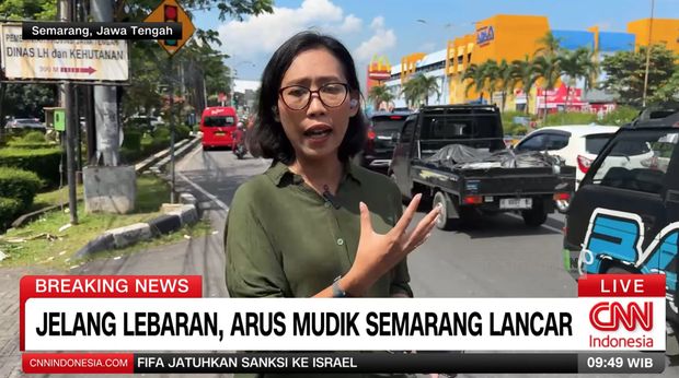 live report mudik di semarang