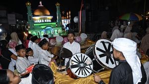 Pawai Takbir Keliling Semarakkan Malam Lebaran di Ampenan