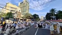 Salat Id di Kantor PP Muhammadiyah, Lalin Arah Tugu Tani Dialihkan