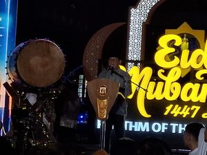 Puncak Perayaan Idul Fitri di Jakarta, 1.000 Bedug Bergema di Bundaran HI