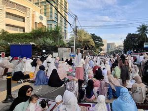 Rayakan Lebaran Hari Ini, Begini Suasana Salat Id di Kantor PP Muhammadiyah