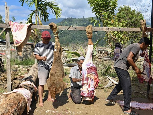 Penyintas Bencana di Gayo Lues Gelar Tradisi Meugang Jelang Lebaran
