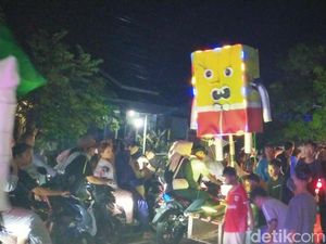 Meriah! Takbir Keliling dan Tabuhan Bedug di Festival Ngadulag di Karawang