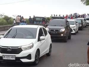 Libur Lebaran, Kintamani Dipadati Wisatawan
