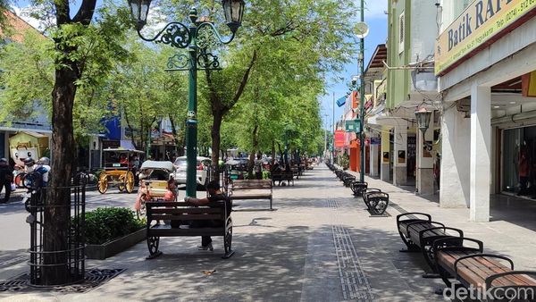 Momen Malioboro Sepi Pengunjung Saat Libur Lebaran