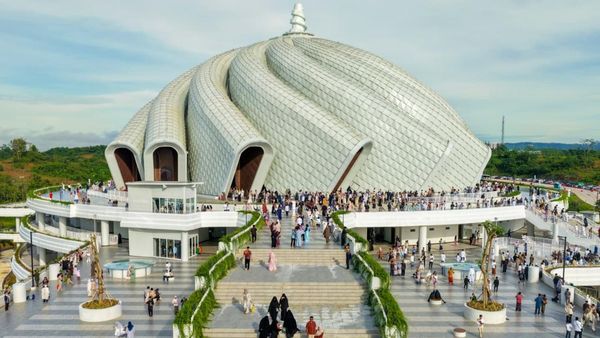 Potret Salat Id Pertama di Masjid IKN
