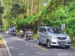 Jalur Ciwidey Ramai Lancar Saat Hari Lebaran