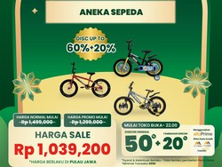 Sepeda Rp 1 Juta Cuma di Transmart Full Day Sale