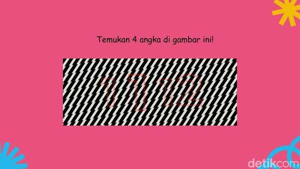 Bukan Hipnotis! Coba Temukan Angka Tersembunyi di Balik Pola yang Mengecoh Ini