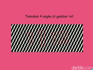 Bukan Hipnotis! Coba Temukan Angka Tersembunyi di Balik Pola yang Mengecoh Ini