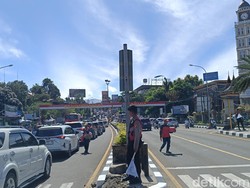 Titik-titik Hambatan di Jalur Puncak Bogor H+1 Lebaran Pagi Ini