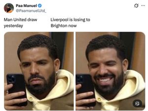 Meme Liverpool Sudah Kalah 10 Kali Musim Ini