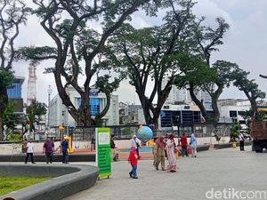 Lapangan Merdeka Medan Jadi Pilihan Warga Isi Waktu Saat Hari Kedua Lebaran