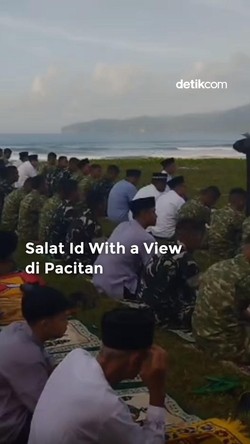 Video: Salat Id With a View di Pacitan