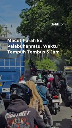 Video: Kepadatan ke Palabuhanratu, Waktu Tempuh Tembus 3 Jam