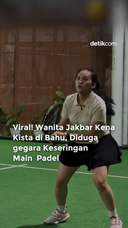 Video: Viral Wanita Jakbar Kena Kista di Bahu, Diduga Gegara Keseringan Padel