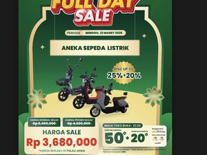Sepeda Listrik Diskon Gede di Transmart Full Day Sale