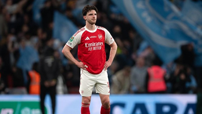 Declan Rice diperkirakan sudah bisa turun melawan Sporting.