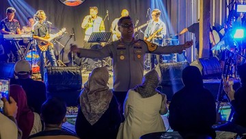 Kapolres Ciamis Hibur Pemudik Lebaran 2026 dengan Musik di Rest Area, Strategi Jitu Redam Kelelahan