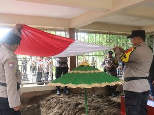 Anggota Polres Pekalongan Gugur Saat Bertugas Pengamanan Lebaran