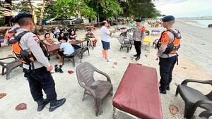 Ratusan Polisi Siaga di Tempat Wisata-Pusat Keramaian Babel