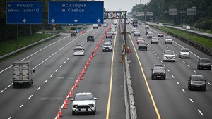 Arus Balik Lebaran, Contraflow Diberlakukan di Tol Japek