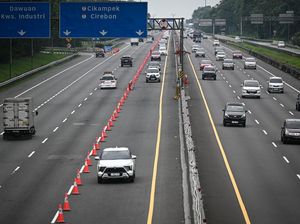 Arus Balik Lebaran, Contraflow Diberlakukan di Tol Japek