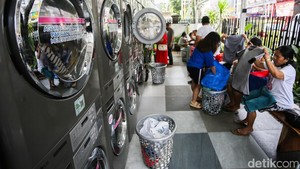Jasa Laundry Kebanjiran Order Usai Lebaran