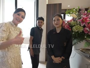 Menu Mewah Halalbihalal Maia Estianty, Ada Pasta Truffle hingga Wagyu!