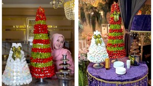 Tasyi Athasyia Masih Rayakan Lebaran, Ada Ketupat hingga Strawberry Tree