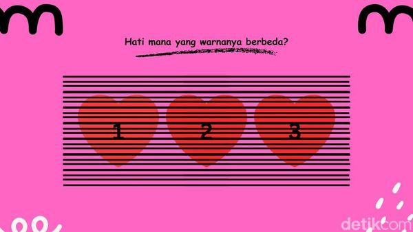 Kejelian Mata Diuji, Mana Bangun Datar yang Punya Warna Beda?