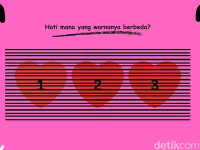 Kejelian Mata Diuji, Mana Bangun Datar yang Punya Warna Beda?