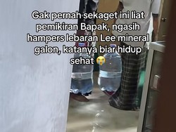 Viral Hampers Idul Fitri di Luar Nalar: Air Galon Kemasan 15 Liter