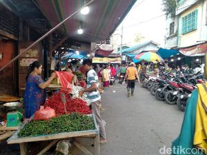 Harga Cabai Merah-Ayam Turun di Binjai Pasca Lebaran