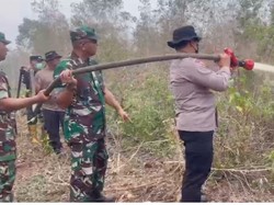 14 Titik Hotspot di Dumai Terbakar, Polisi dan TNI Kolaborasi Padamkan