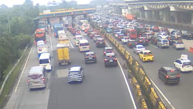 Lalin Jakarta Usai Libur Lebaran