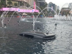 Video: Kronologi Mobil BYD Nyebur ke Kolam Bundaran HI