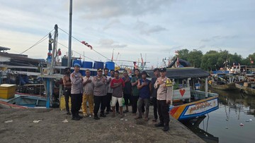 Antisipasi Cuaca Ekstrem, Polisi Perketat Pemeriksaan Kapal Overkapasitas di Pesisir Tangerang