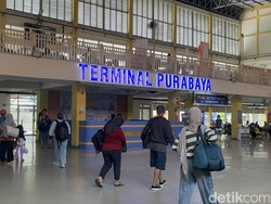 H+5 Lebaran, Terminal Purabaya Dipadati 19 Ribu Penumpang