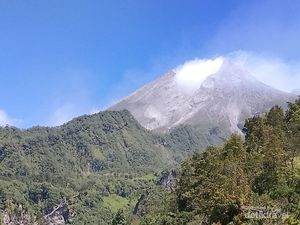 Wisata Gumuk Petung Camp, Viewnya Pemandangan Indah Gunung Merapi