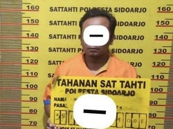 Tampang Sopir Xenia Nyabu Renggut 2 Nyawa di Sidoarjo Berbaju Tahanan