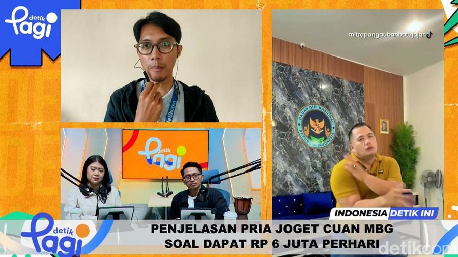 Video: Penjelasan Pria Joget Cuan MBG Soal Dapat Rp 6 Juta Perhari