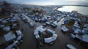 Hujan Deras Perparah Kondisi Pengungsi di Gaza