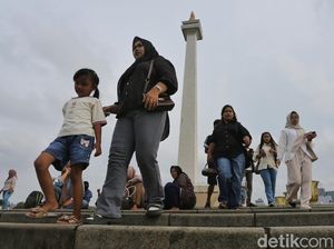 Monas Masih Jadi Wisata Favorit Libur Lebaran